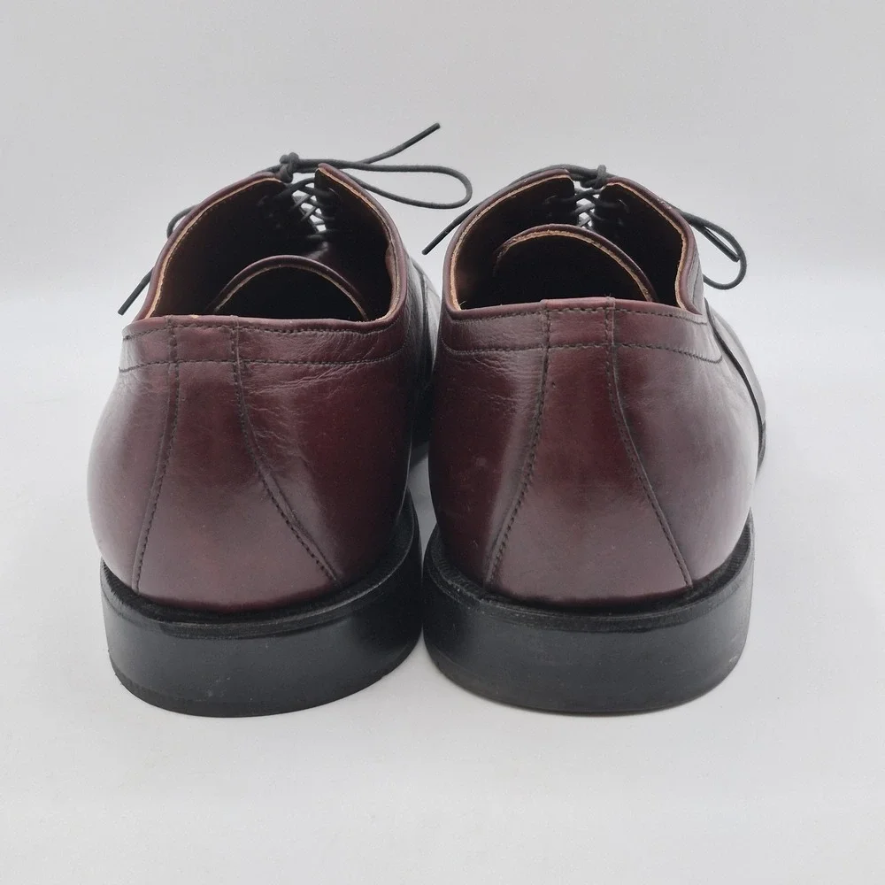 Dexter Dress Shoes Mens Size 14 D Burgundy Leather Oxford‎ Plain Toe W752-4